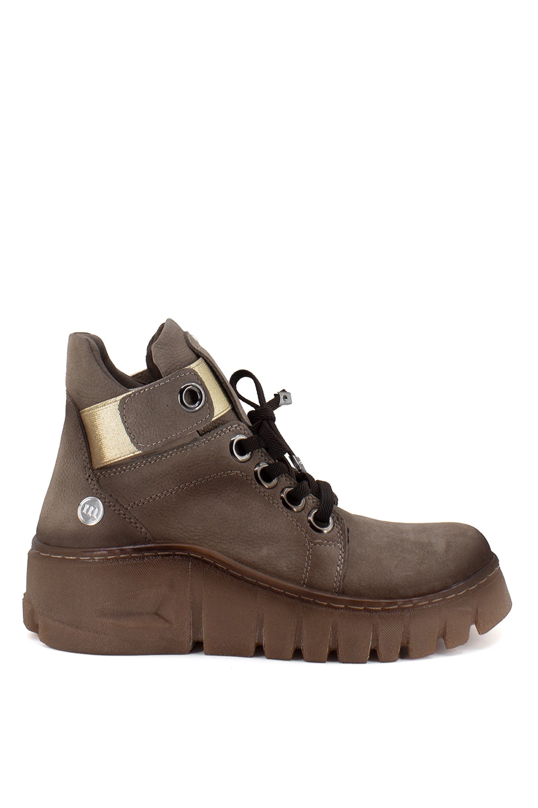 Mammamia D22KB-1075N Kadın Hakiki Deri Bot Kum Rengi