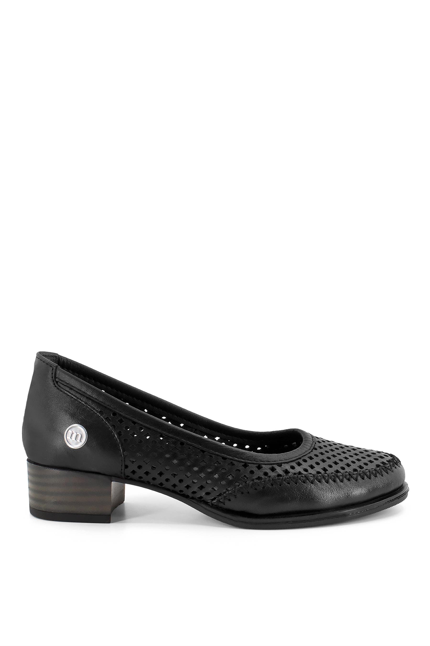 Mammamia D23YA-420C Kadın Deri Günlük Ayakkabı Siyah