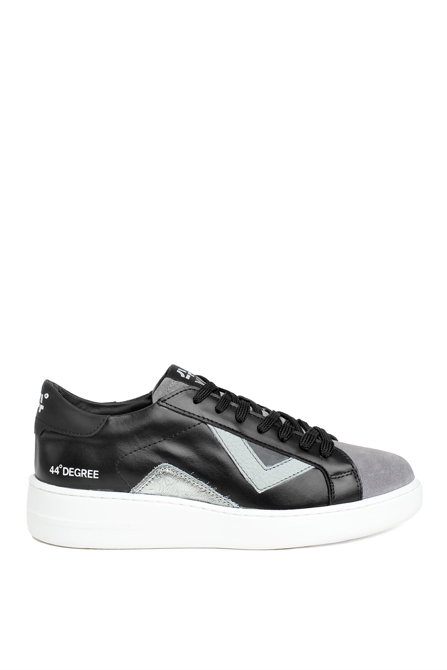 Marcomen 19576 Erkek Hakiki Deri Klasik Sneaker Siyah