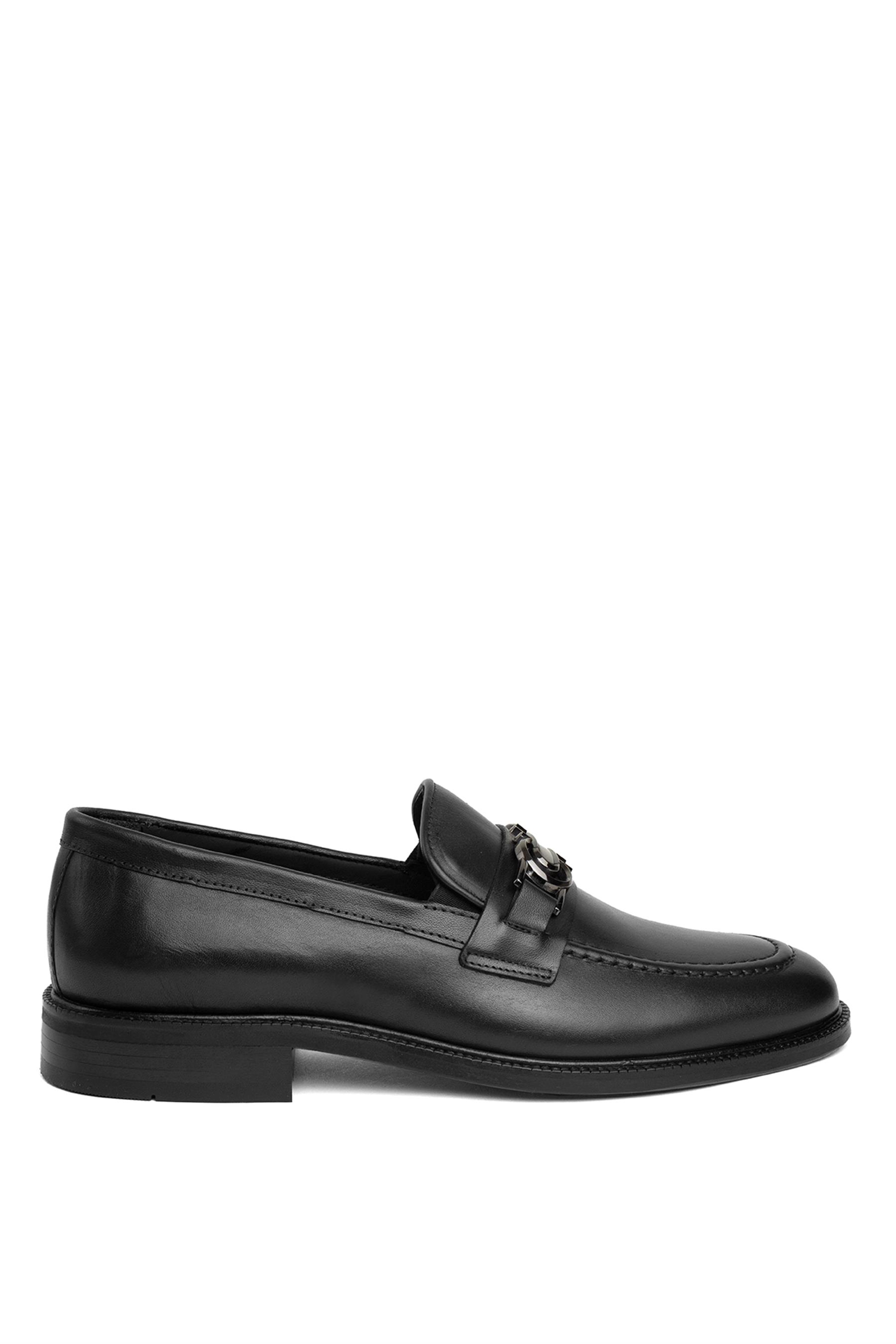 Marcomen 19598 Erkek Hakiki Deri Loafer Ayakkabı Siyah