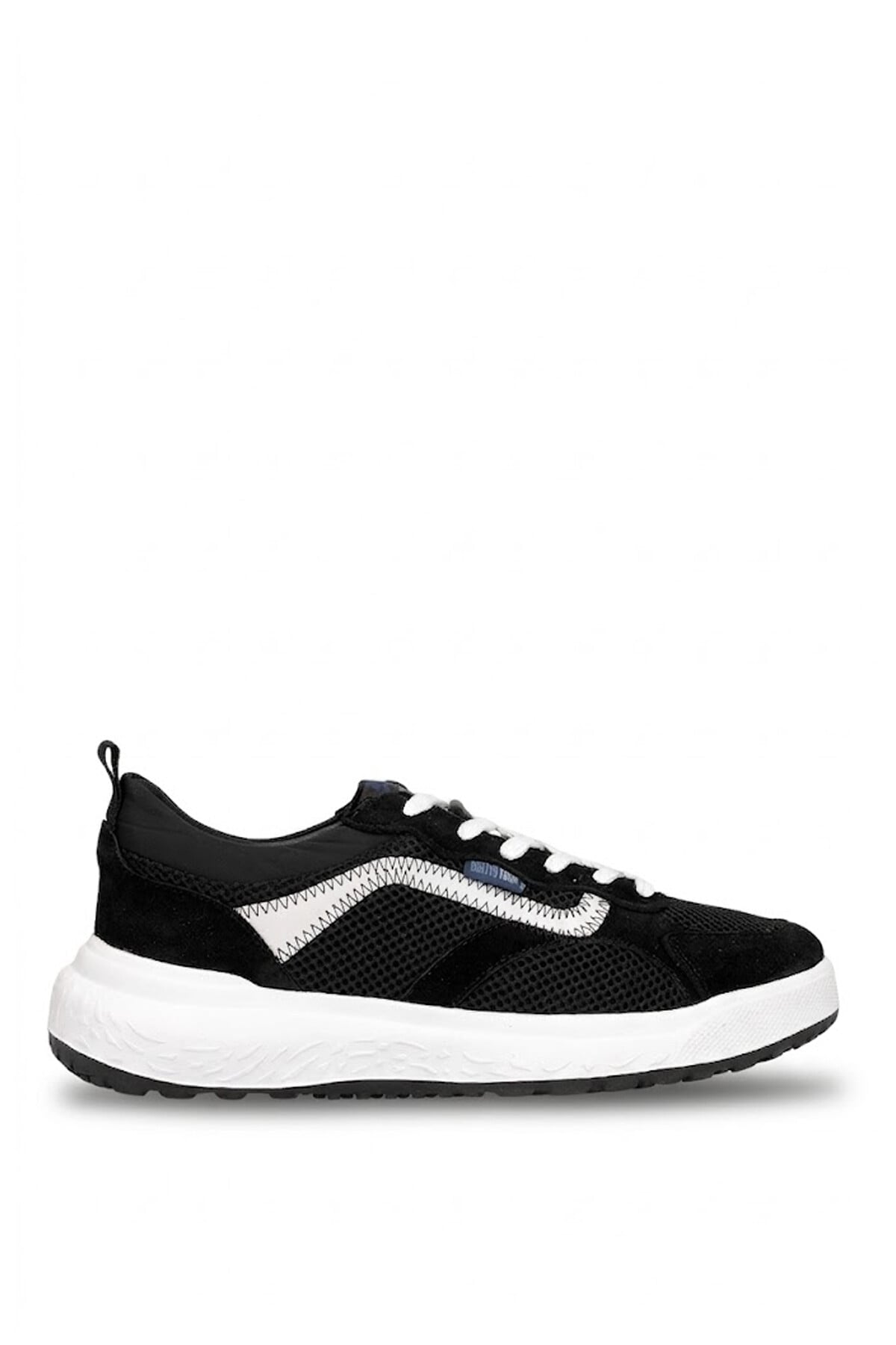Marcomen 21161 Erkek Hakiki Deri Klasik Sneaker Siyah