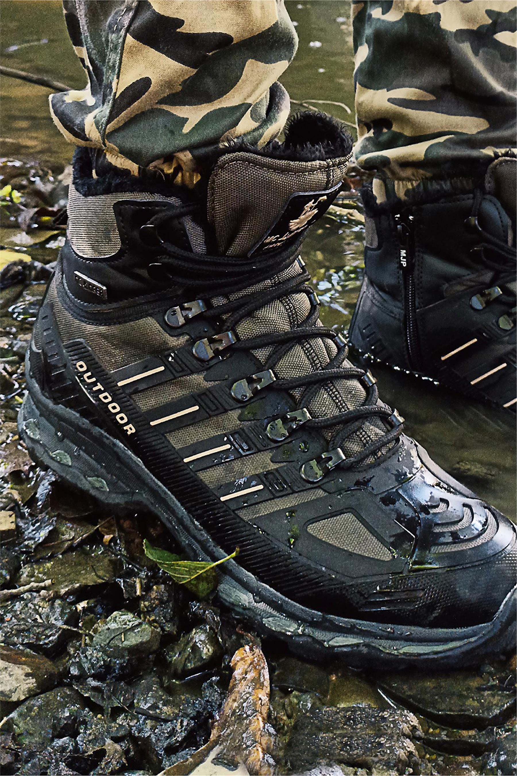 Mc Jamper 1823 Erkek Outdoor Bot Siyah - Haki