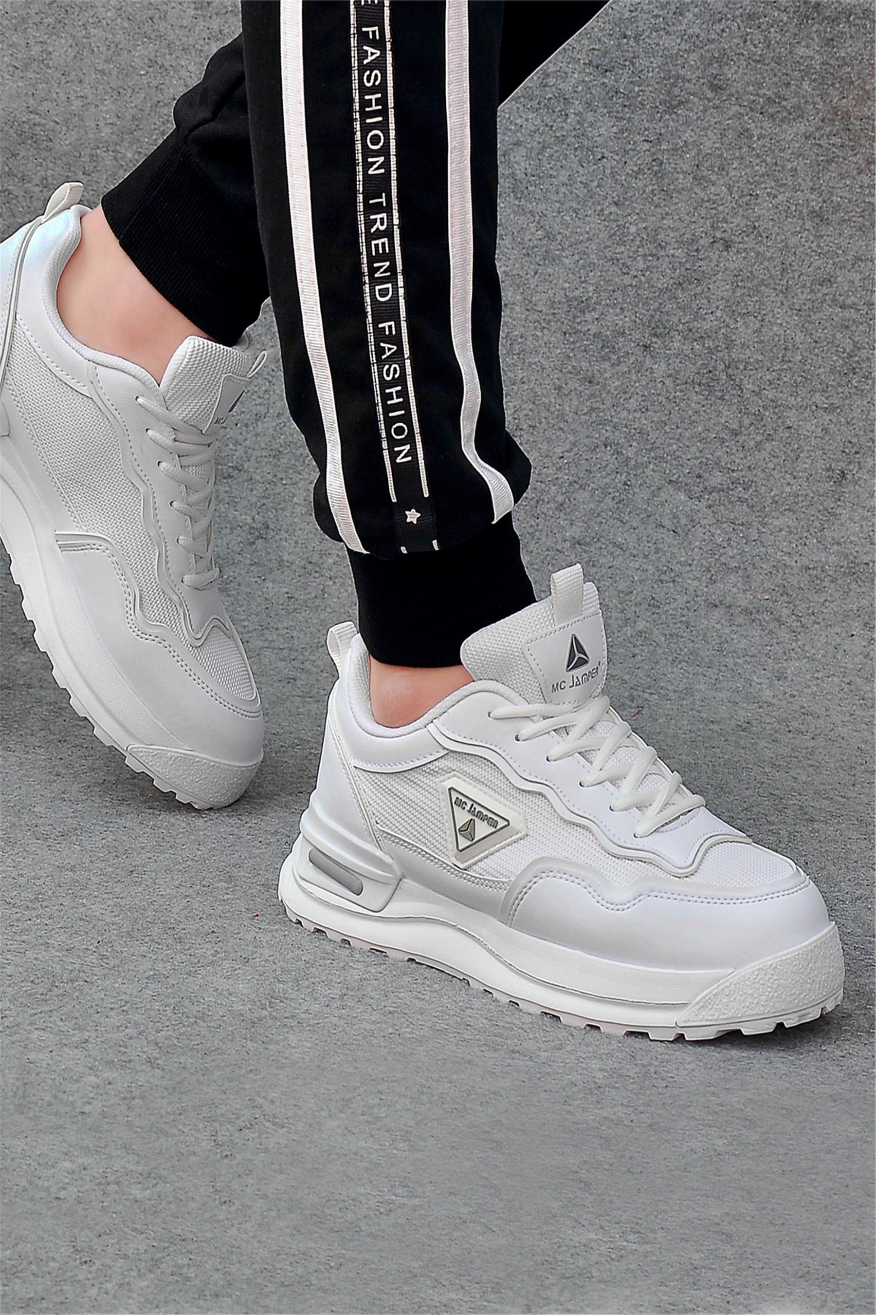 Mc Jamper 2271 Erkek Klasik Sneaker Beyaz