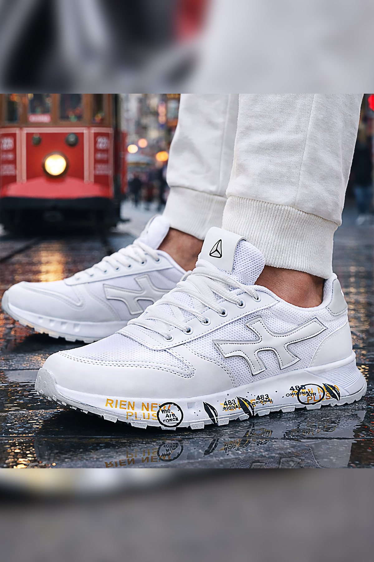 Mc Jamper 2444 Erkek Klasik Sneaker Beyaz