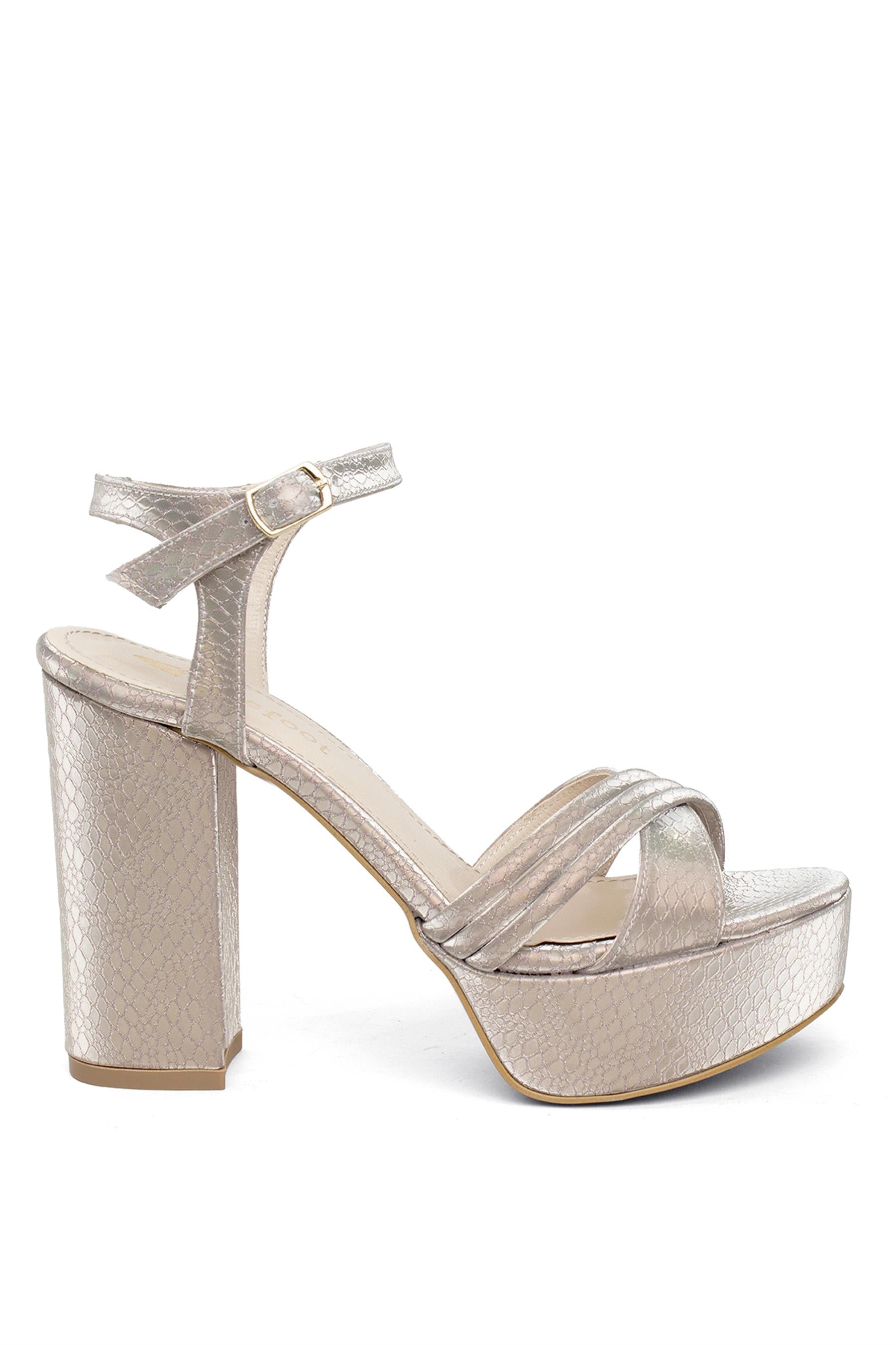Miss Park Moda PM08 K2044 Kadın Platform Ayakkabı Altın