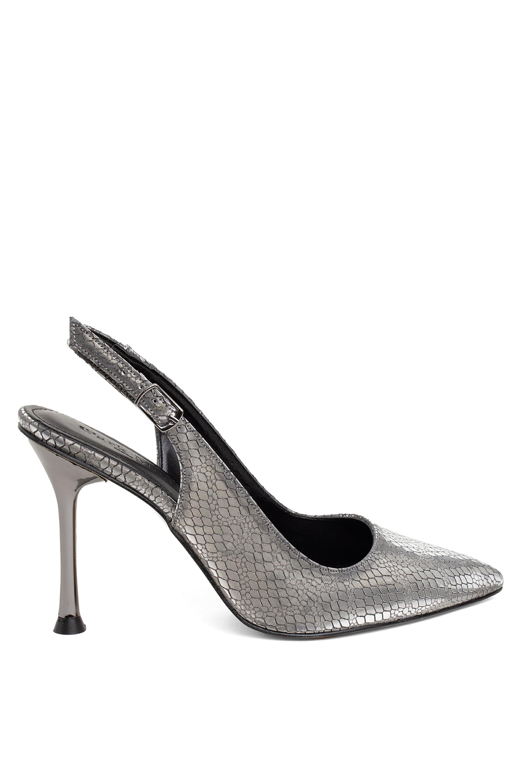 Miss Park Moda PM450 K099/2 Kadın Topuklu Ayakkabı Platin