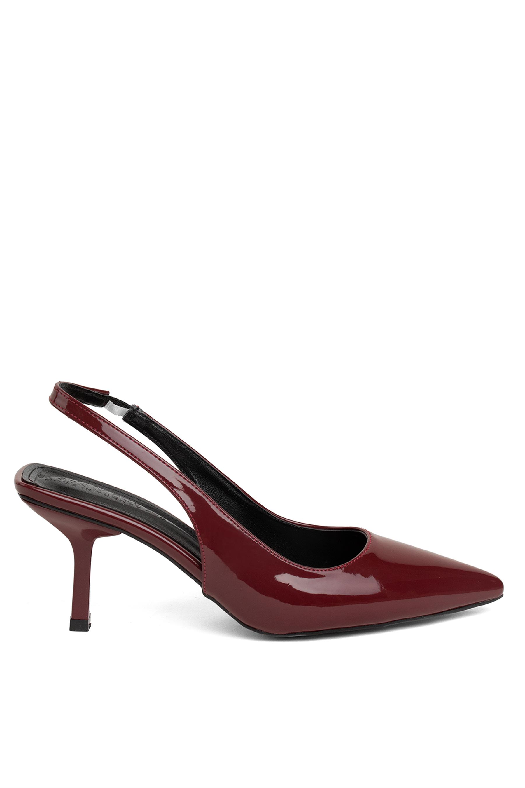Miss Park Moda PM492 K601 Kadın Topuklu Ayakkabı Bordo