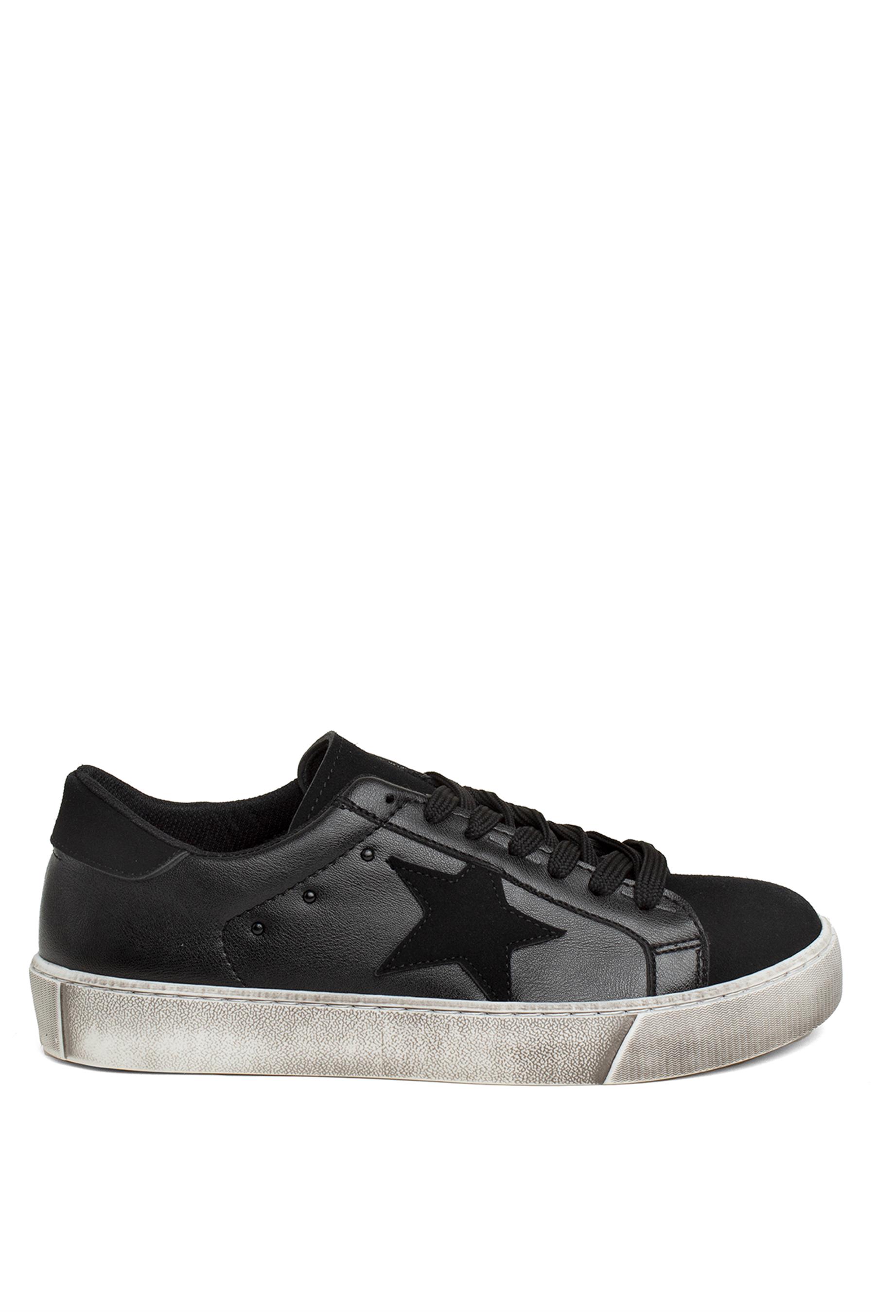 Miss Park Moda PM54 K1022 Kadın Klasik Sneaker Siyah