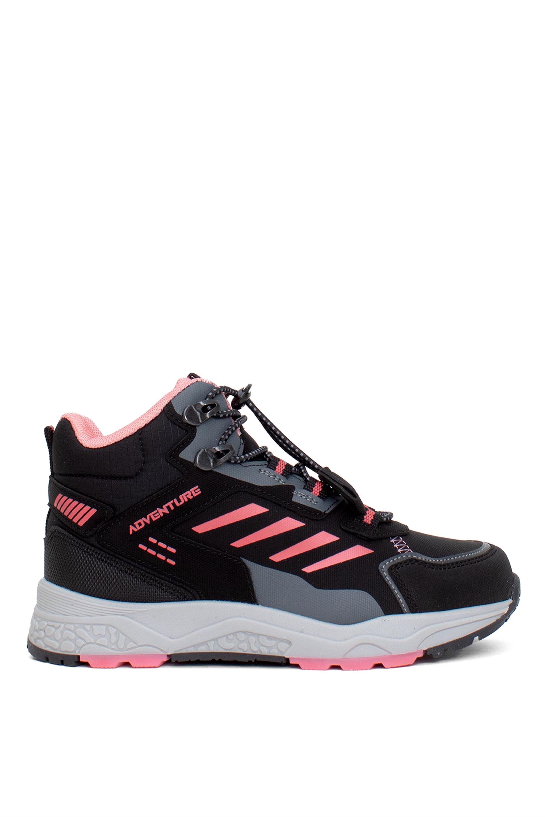 Pepino FK23-1552 Filet Kız Çocuk Outdoor Bot Siyah - Pembe