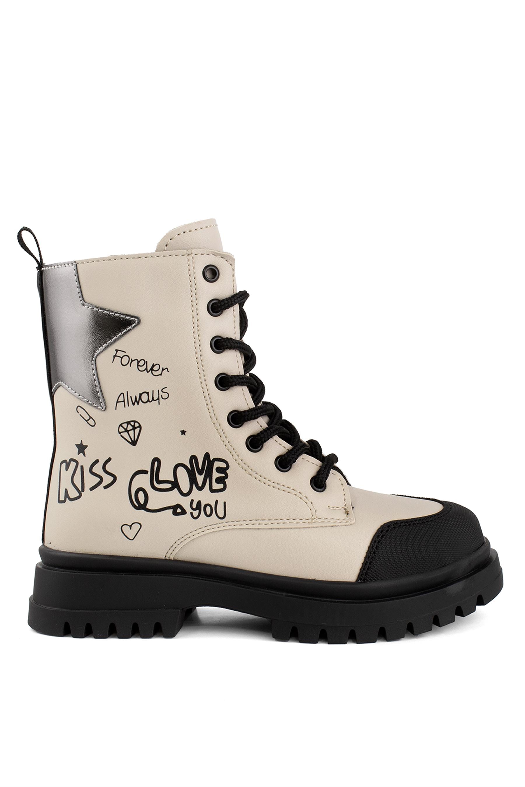 Pepino PK23-1566 Filet Kız Çocuk Sneaker Bot Bej