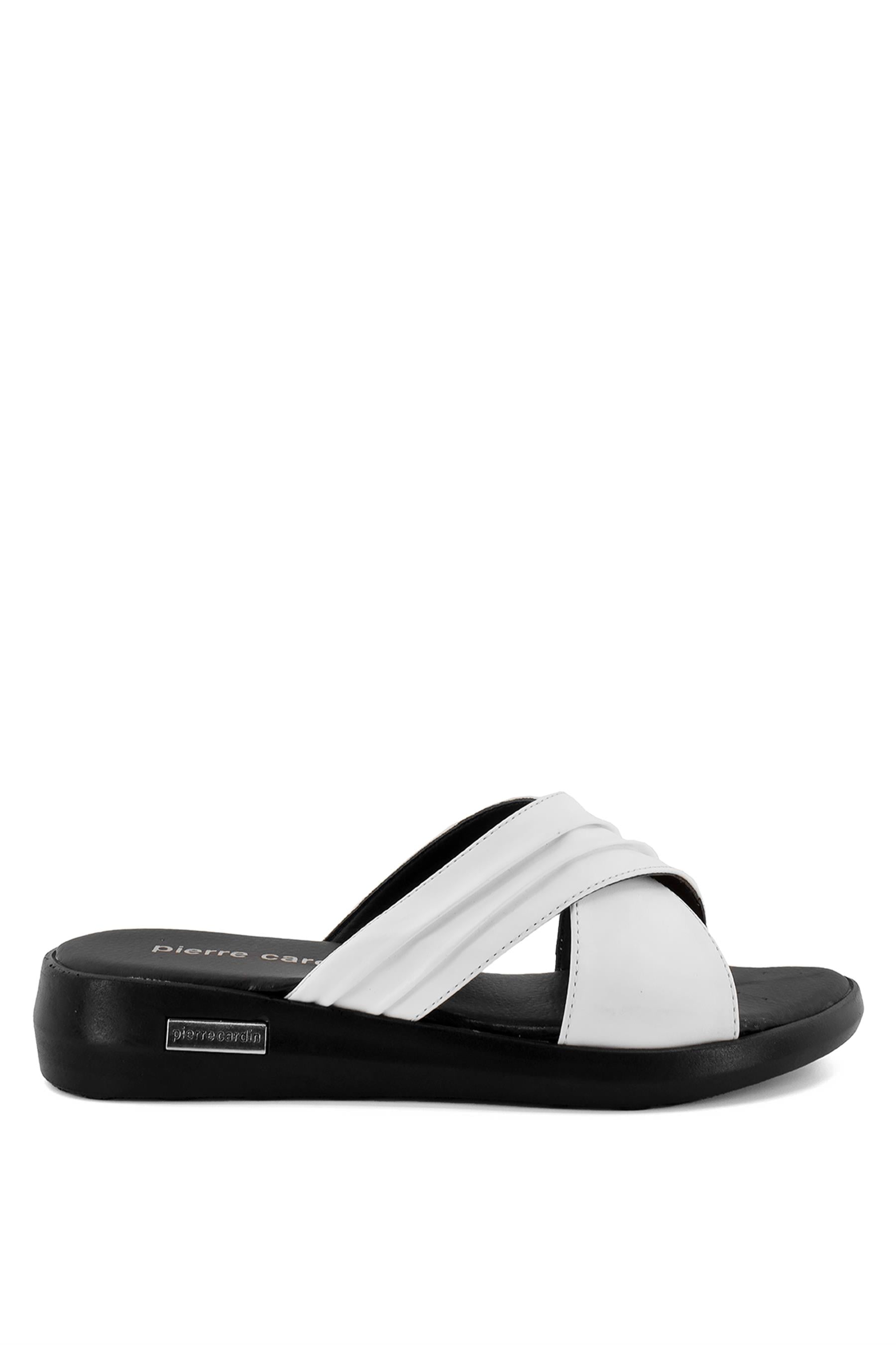 Pierre Cardin PC-6946C Kadın Terlik Beyaz