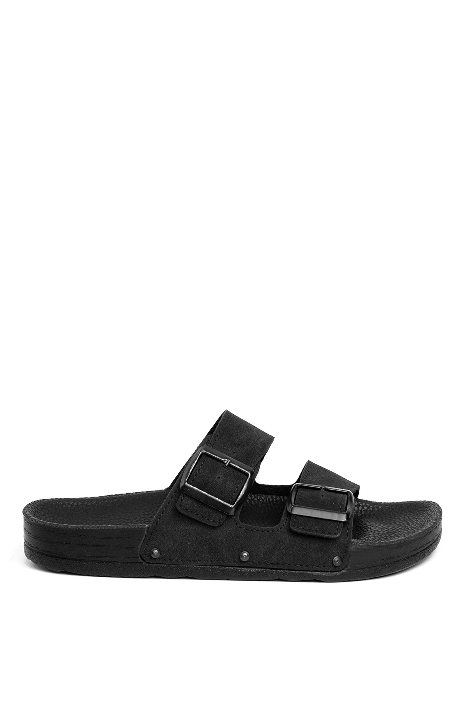 Pierre Cardin PC-7241 Erkek Düz Terlik Siyah