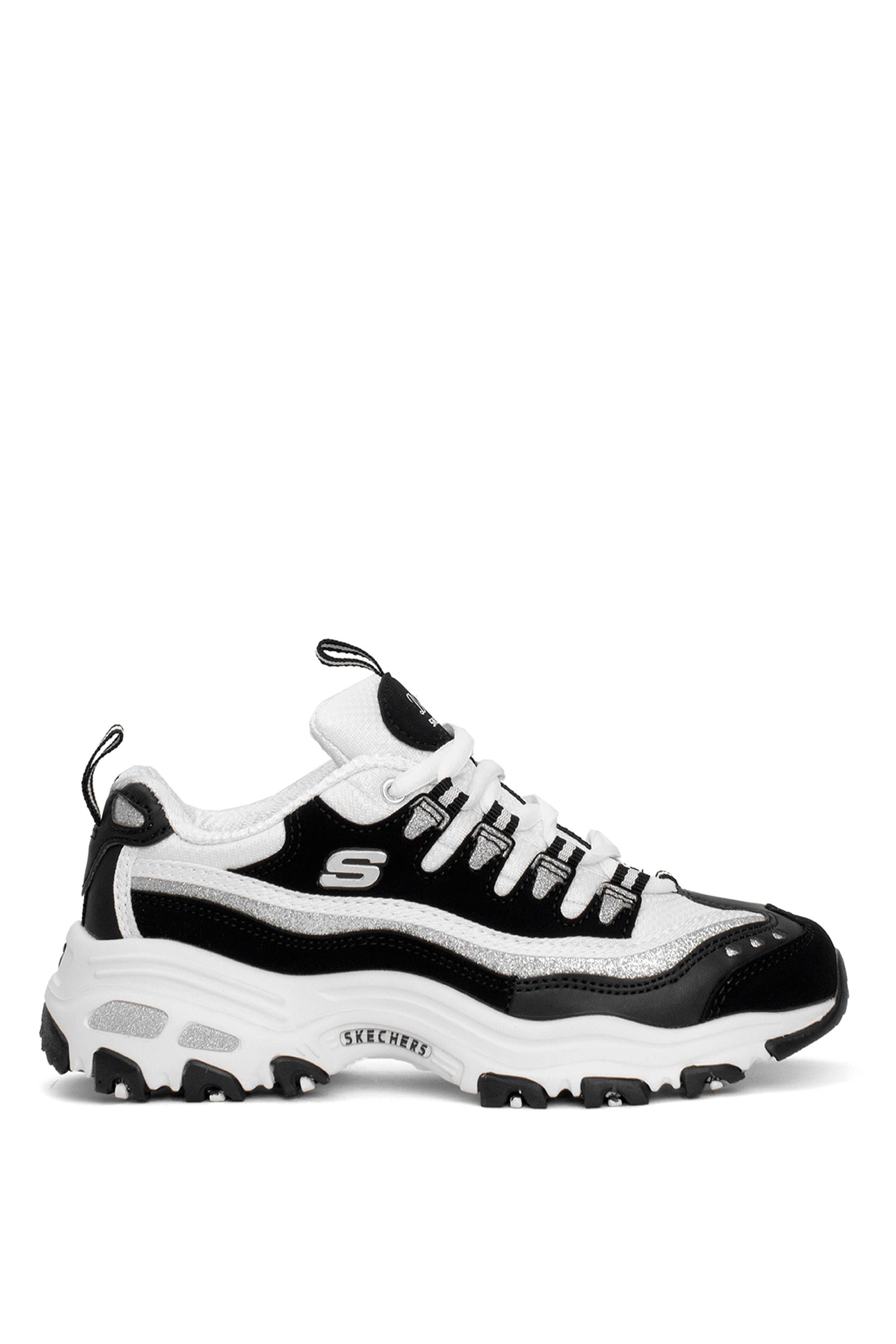 Skechers D'lites Fresh Start 11931 Kadın Sneakers Beyaz - Siyah