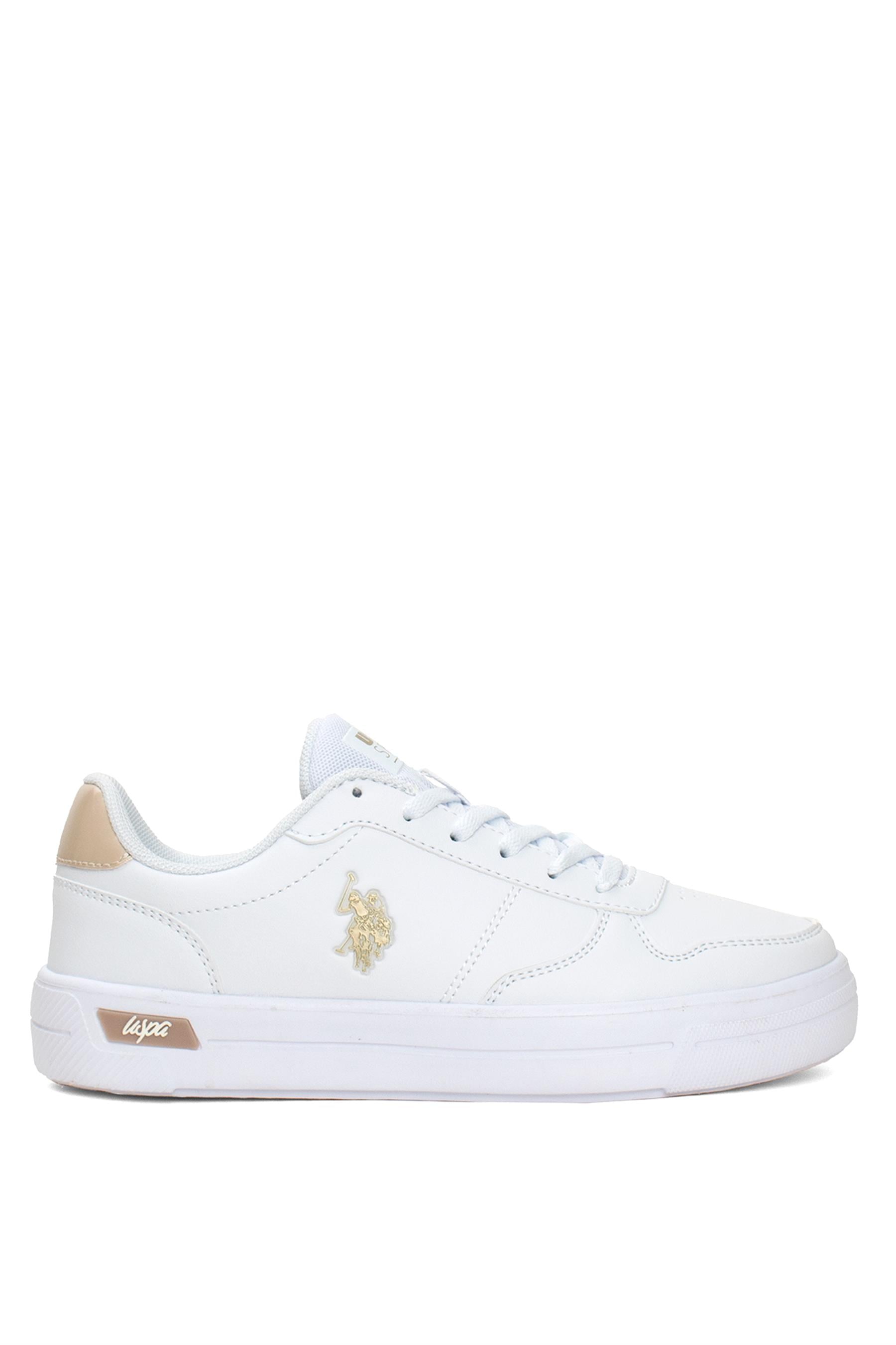 U.S. Polo 101501740 Ellis Kadın Klasik Sneaker Beyaz
