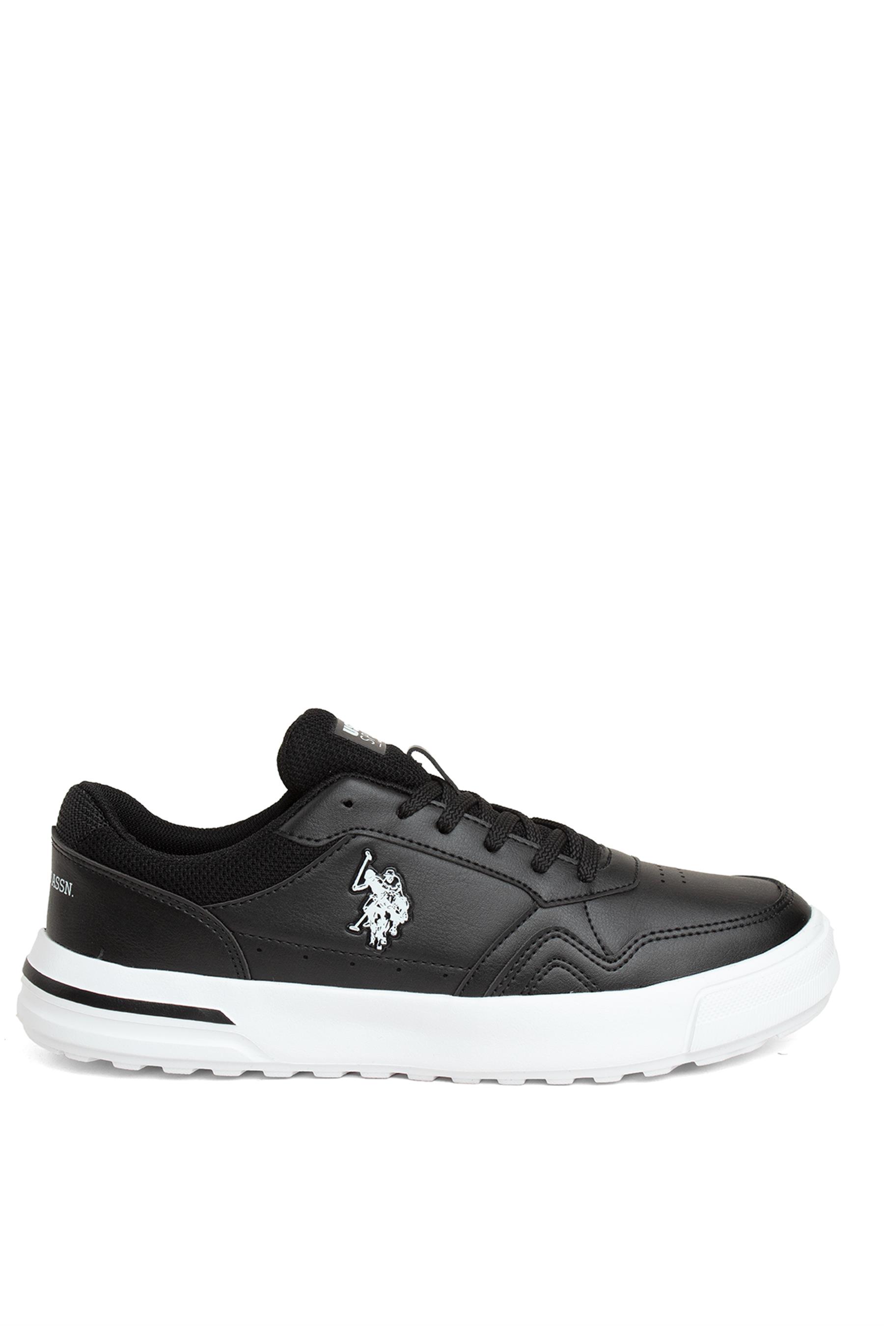 U.S. Polo 101502207 Sampo Erkek Klasik Sneaker Siyah - Beyaz
