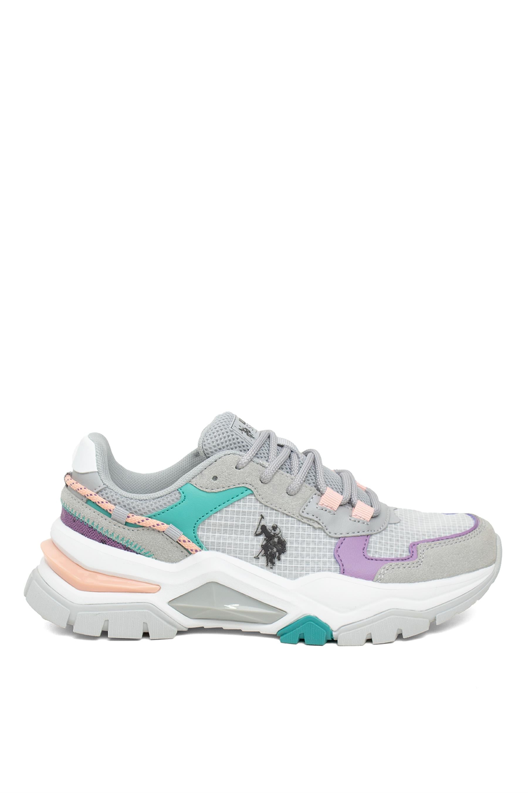 U.S. Polo 101502371 Vincent Kadın Klasik Sneaker Gri