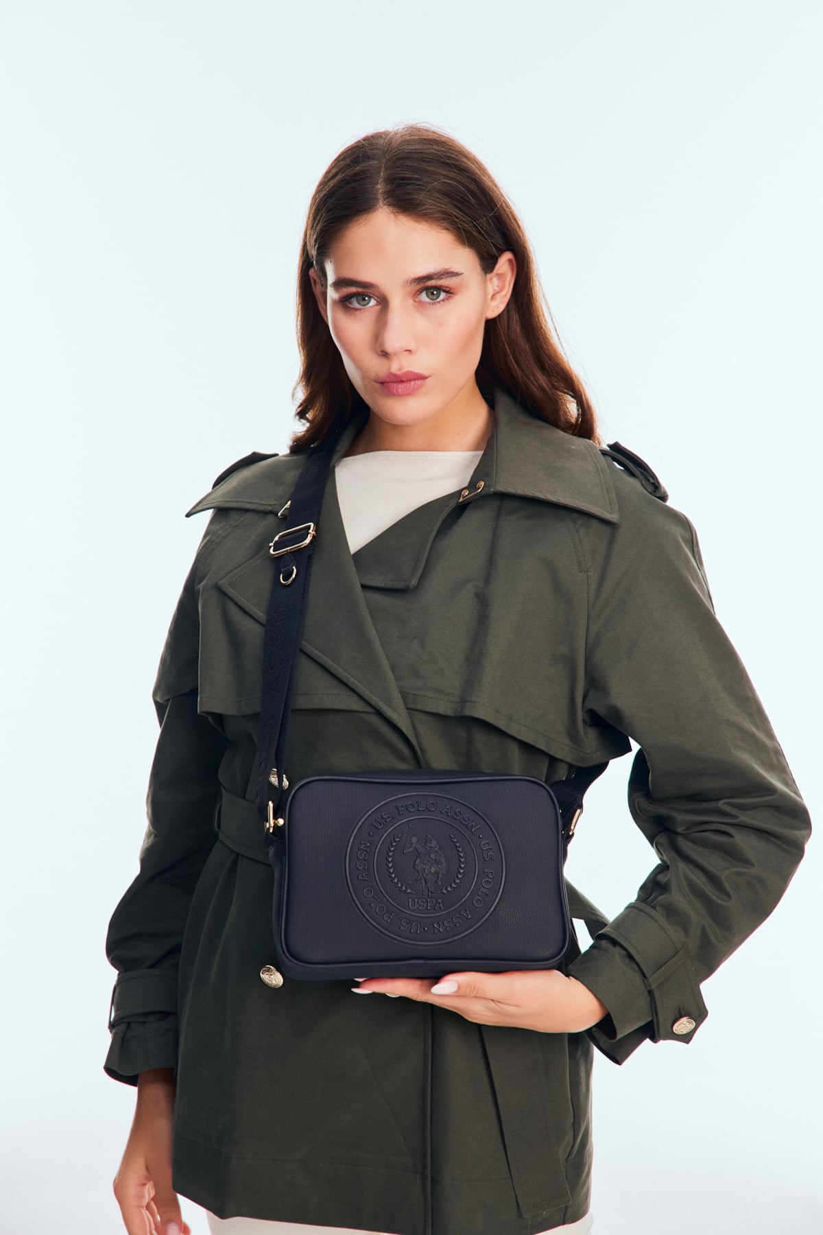 U.S. Polo Assn. US25275 Kadın Çapraz Çanta Siyah