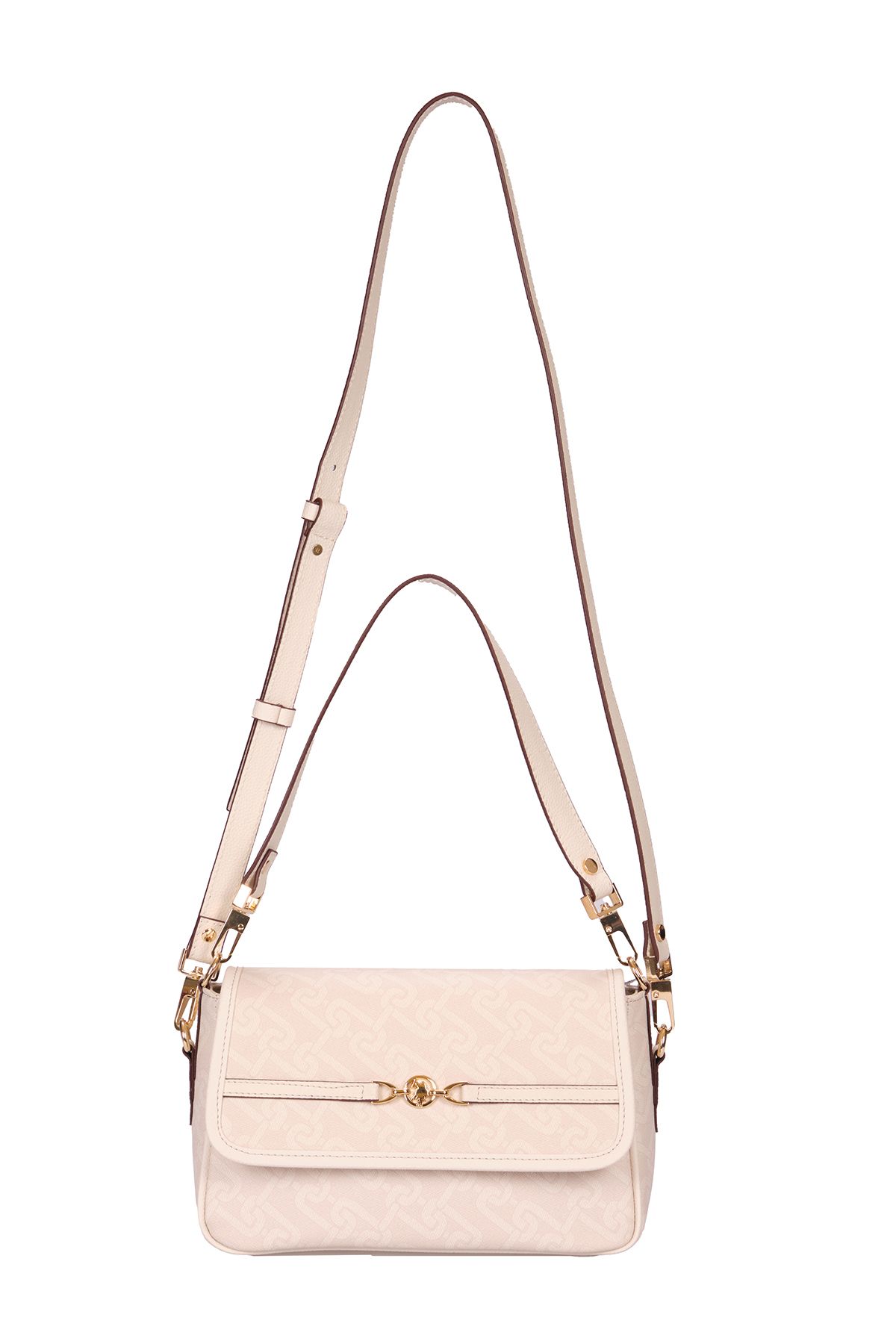 U.S. Polo Assn. US25105 Kadın Omuz Çantası Krem