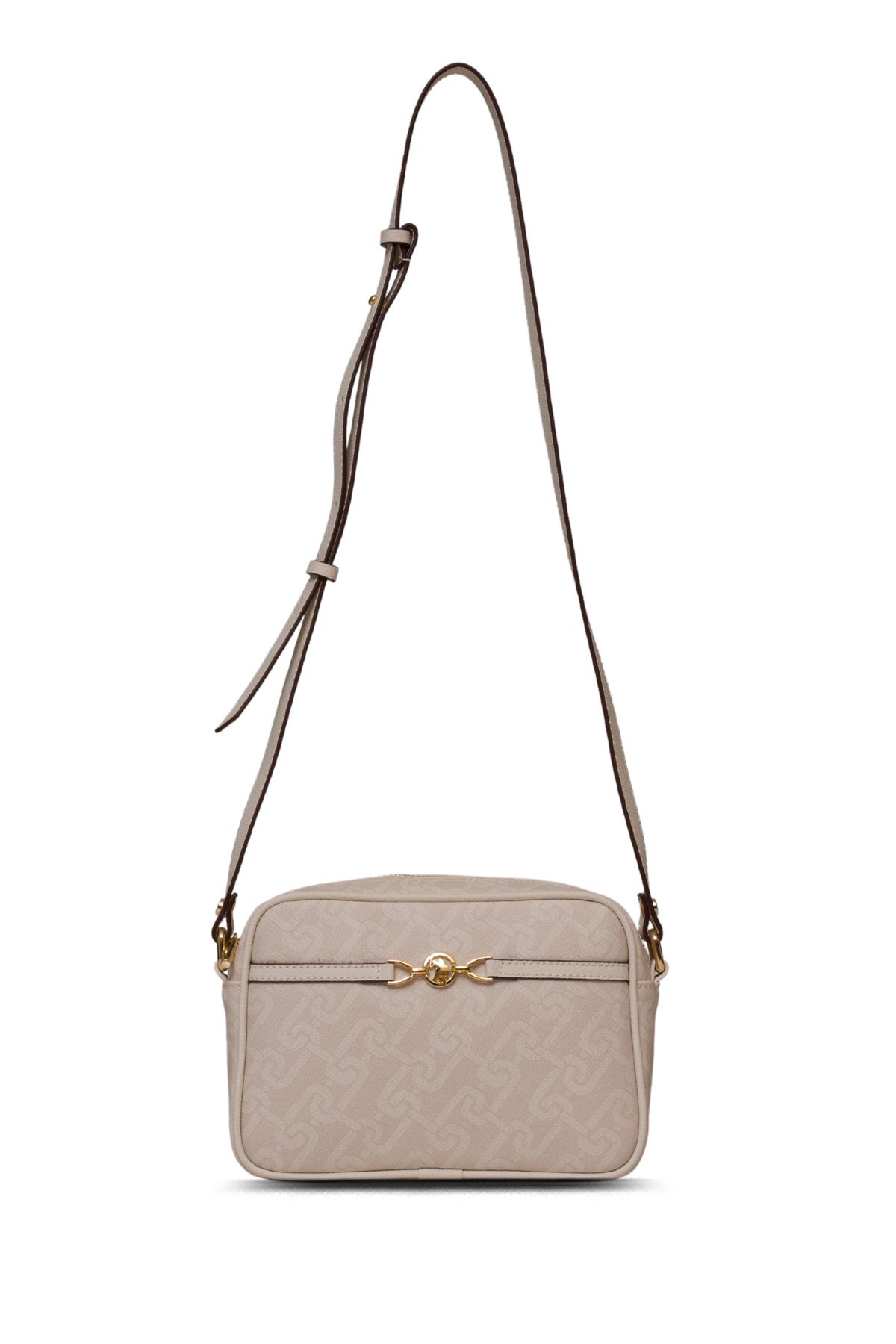 U.S. Polo Assn. US25109 Kadın Omuz Çantası Krem