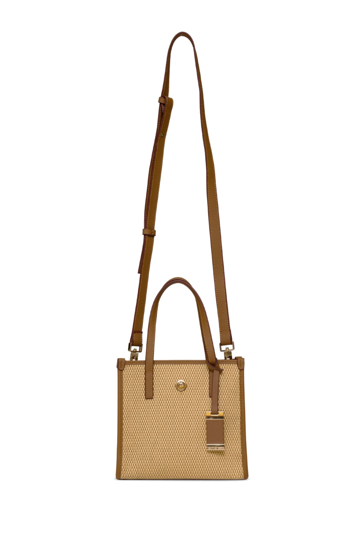 U.S. Polo Assn. US25305 Kadın Çapraz Çanta Bej