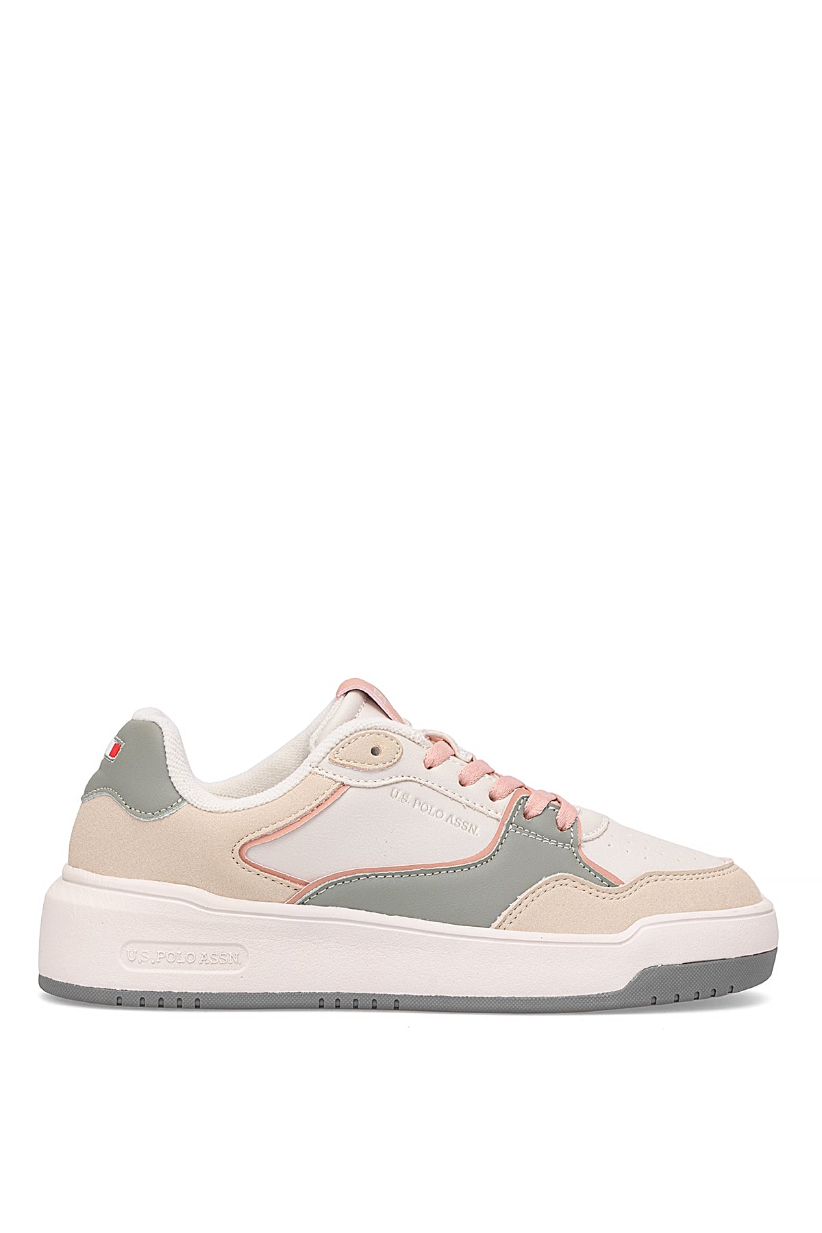 U.S. Polo Assn. A102032845 5F Tiana 5PR Kadın Klasik Sneaker Bej
