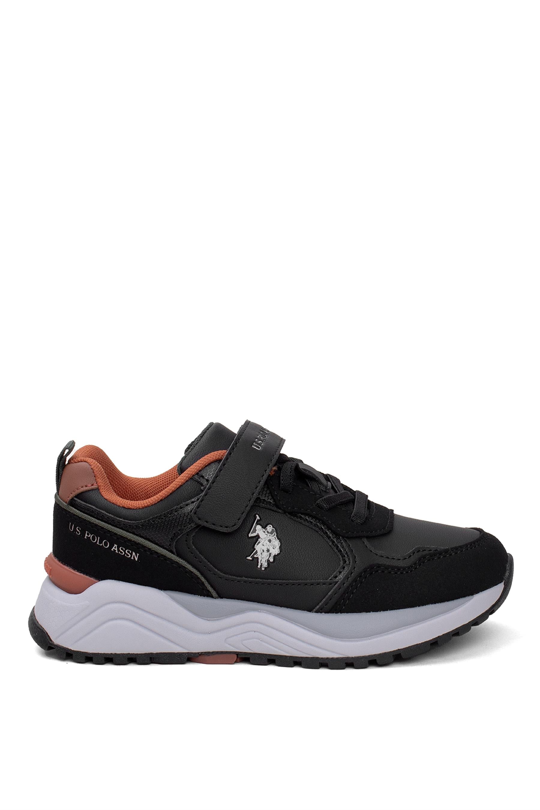 U.S. Polo Assn. 101885694 4F Habe 4PR Erkek Çocuk Yürüyüş Ayakkabısı Siyah