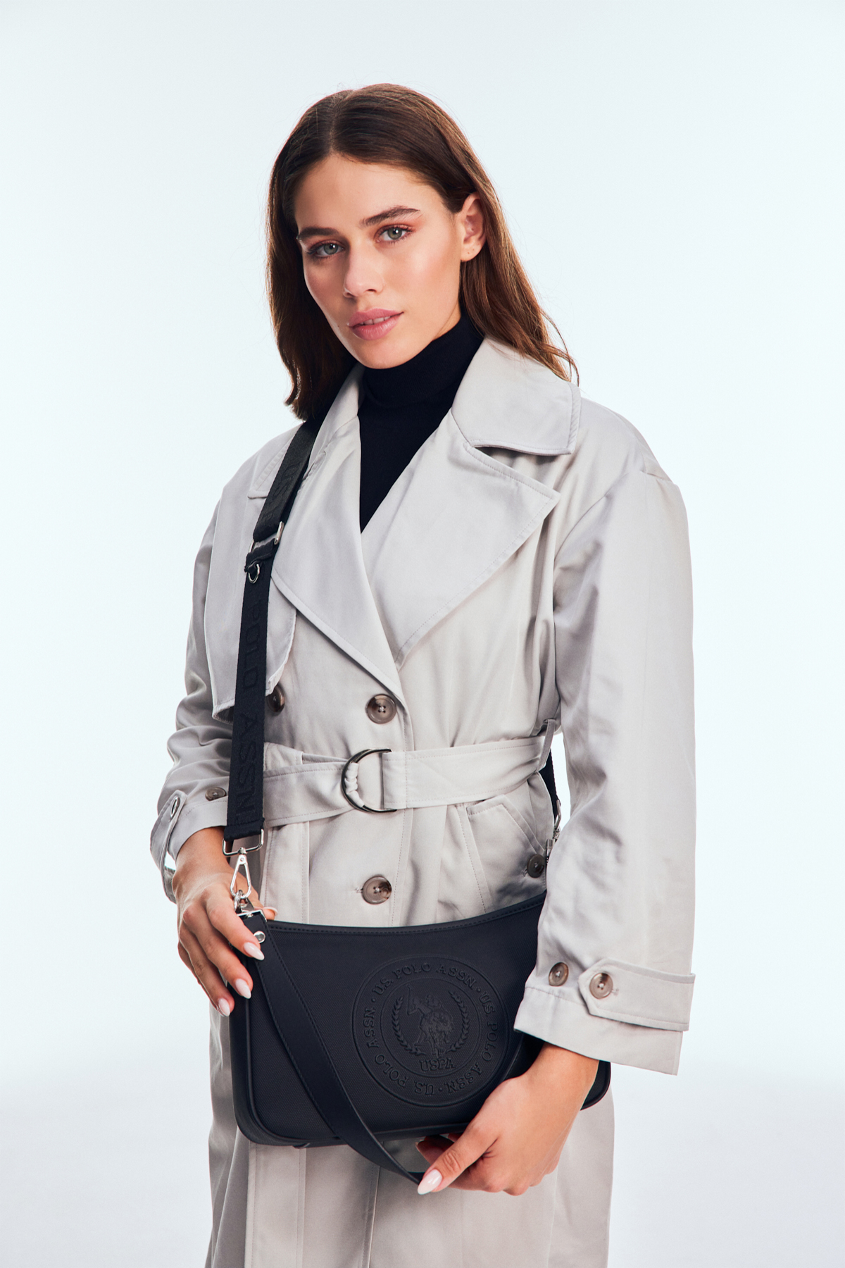 U.S. Polo Assn. US25272 Kadın Omuz Çantası Siyah