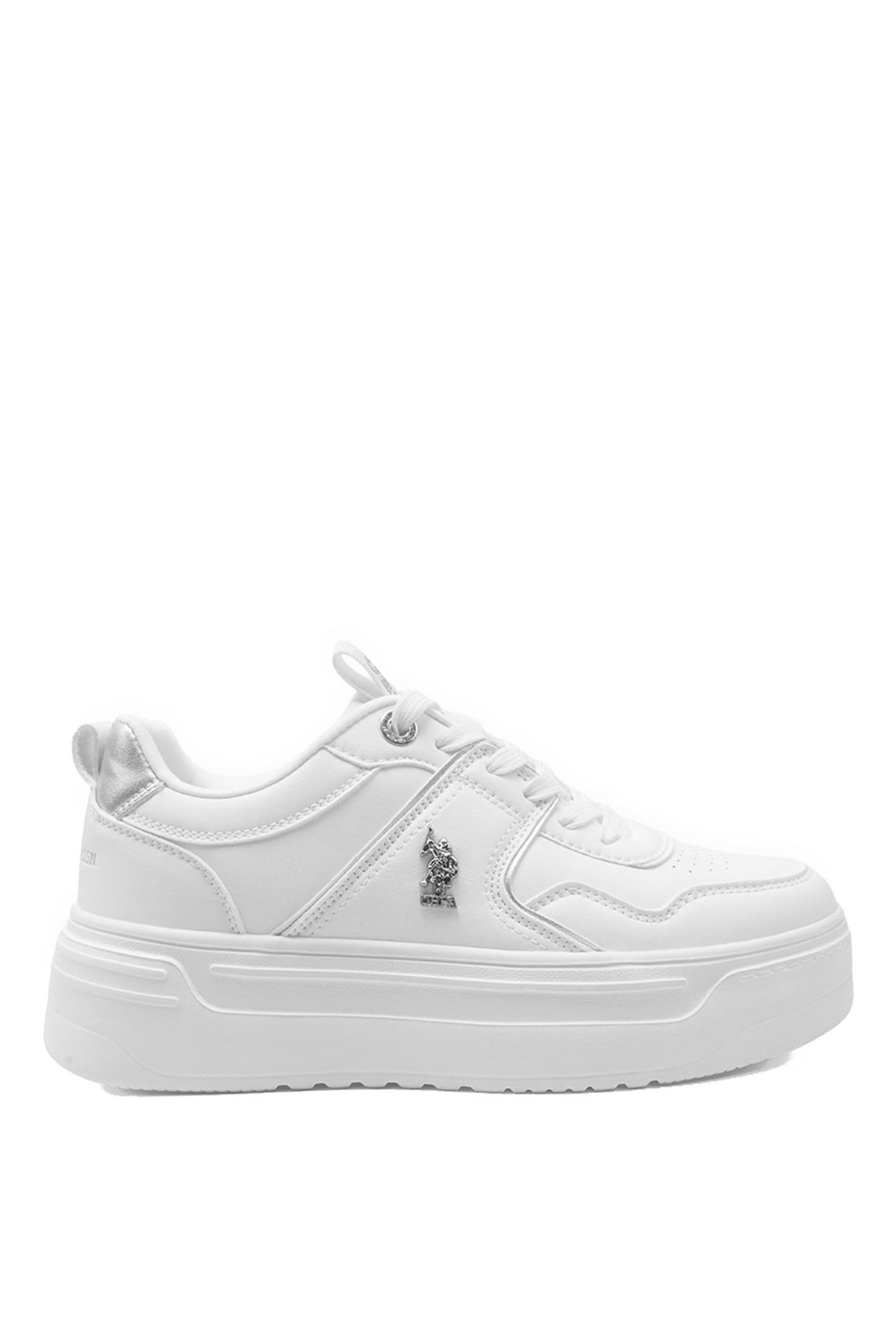 U.S. Polo Assn. 102201924 6M Clarke 6FX Kadın Klasik Sneaker Beyaz