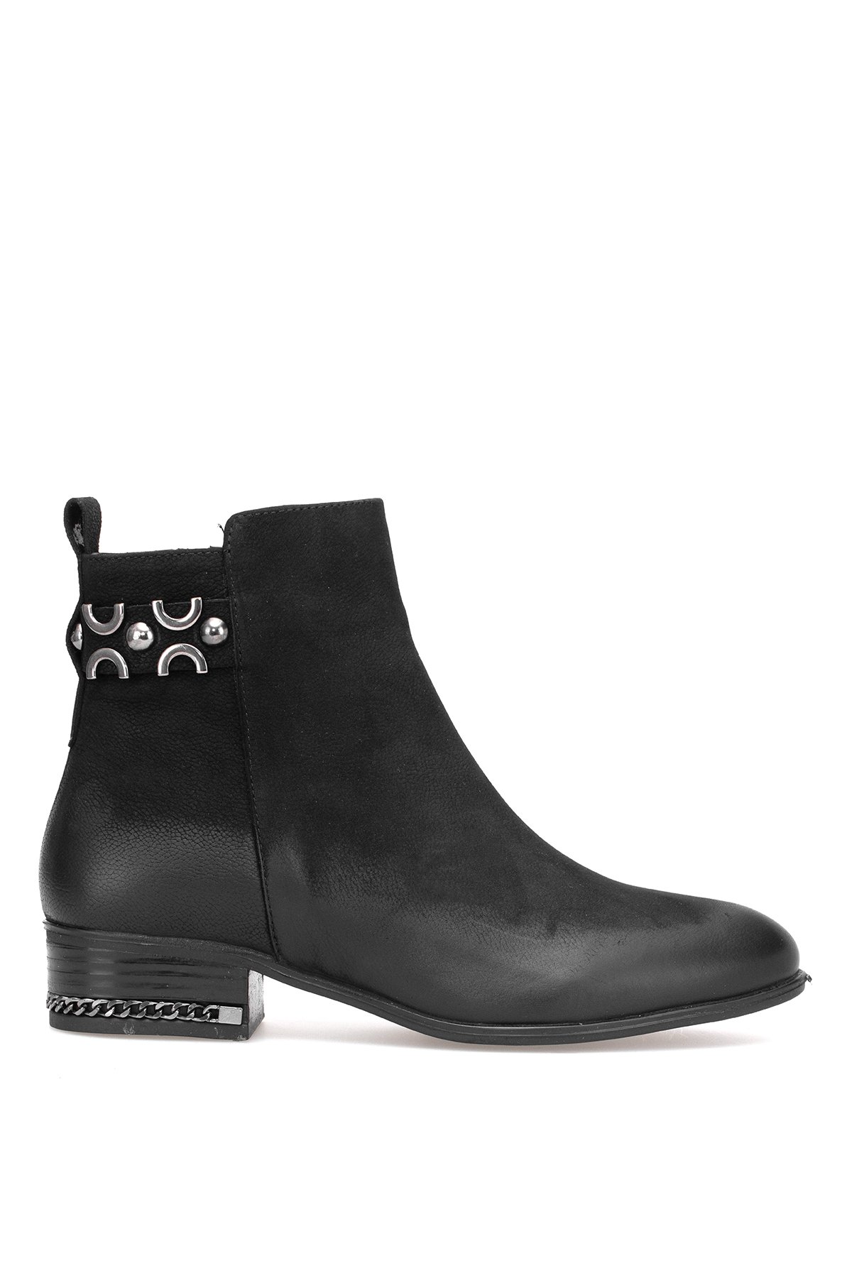 Venüs 2152712K Kadın Hakiki Deri Klasik Bot Siyah