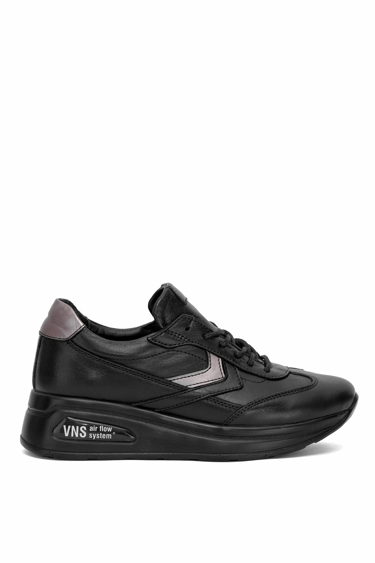Venüs 2216653Y Kadın Hakiki Deri Airflow Casual Ayakkabı Siyah