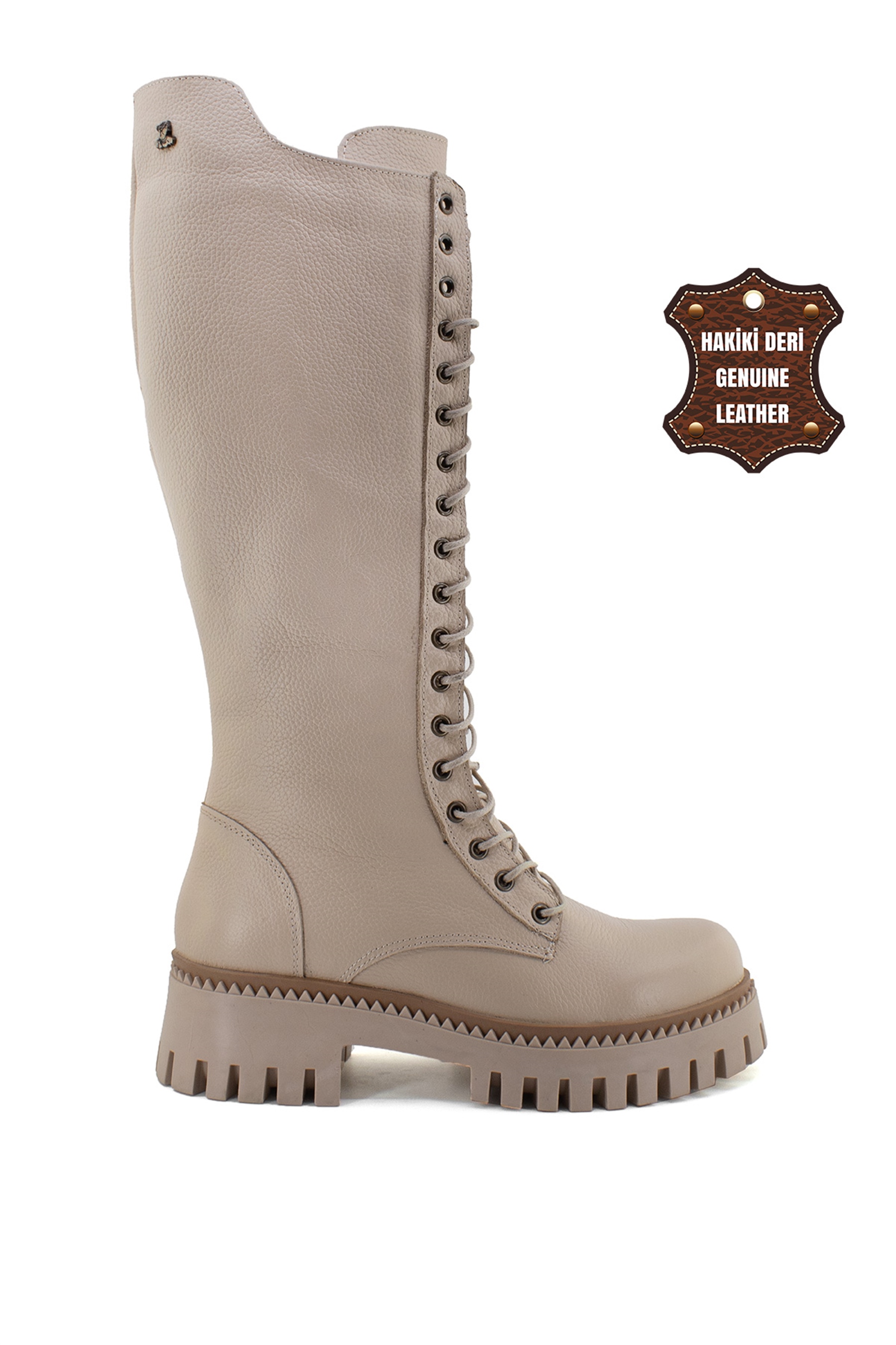 Venüs 2251805K Kadın Hakiki Deri Çizme Ten