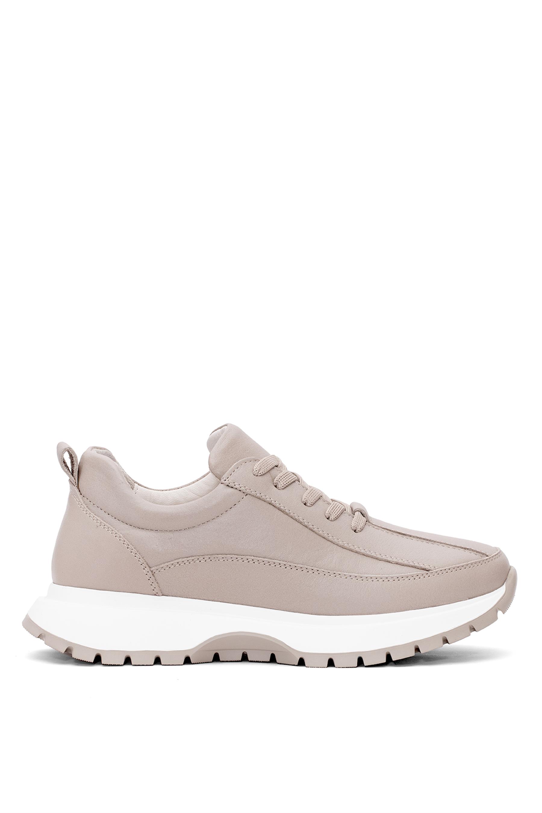 Venüs 25150004Y Kadın Hakiki Deri Klasik Sneaker Vizon