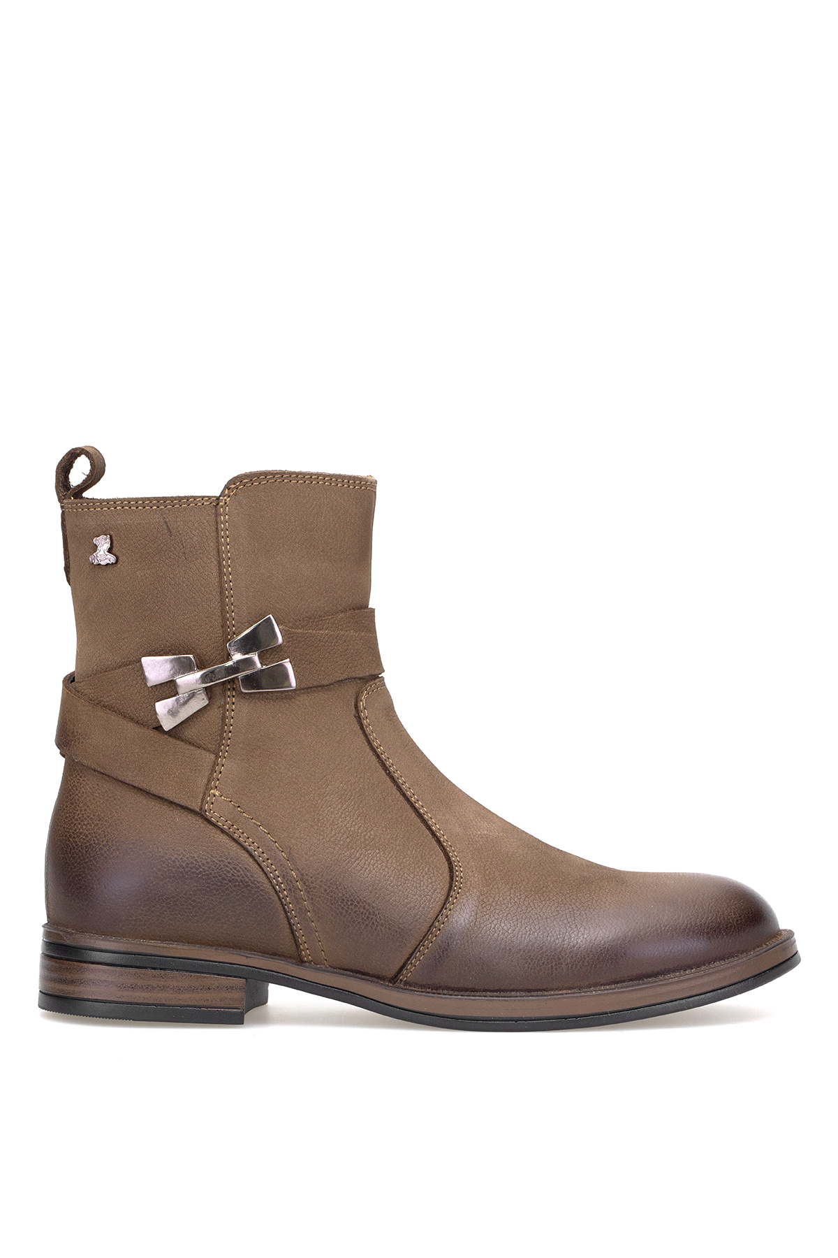 Venüs 2552703K Kadın Hakiki Deri Klasik Bot Vizon