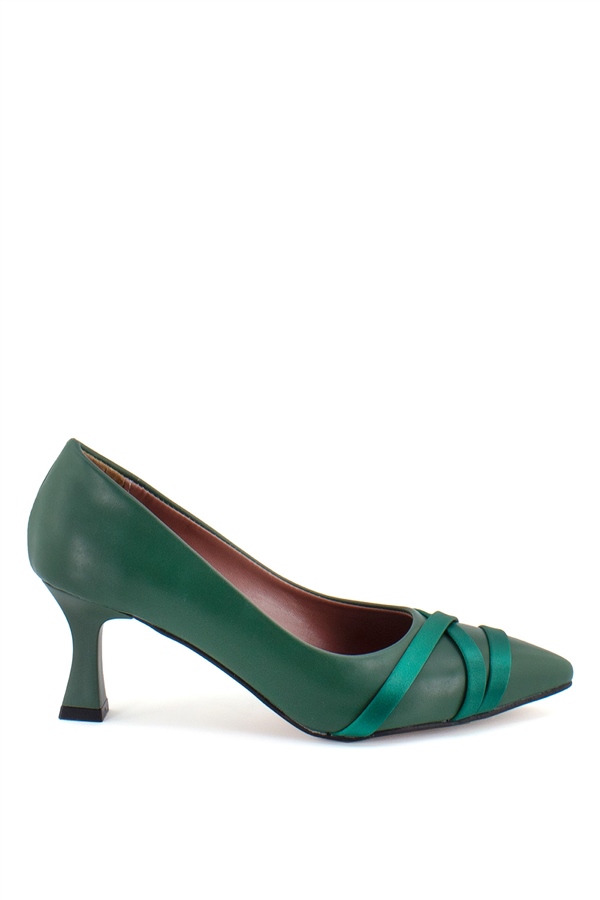 Elit 22KAng315C Kadın Topuklu Ayakkabı Yeşil