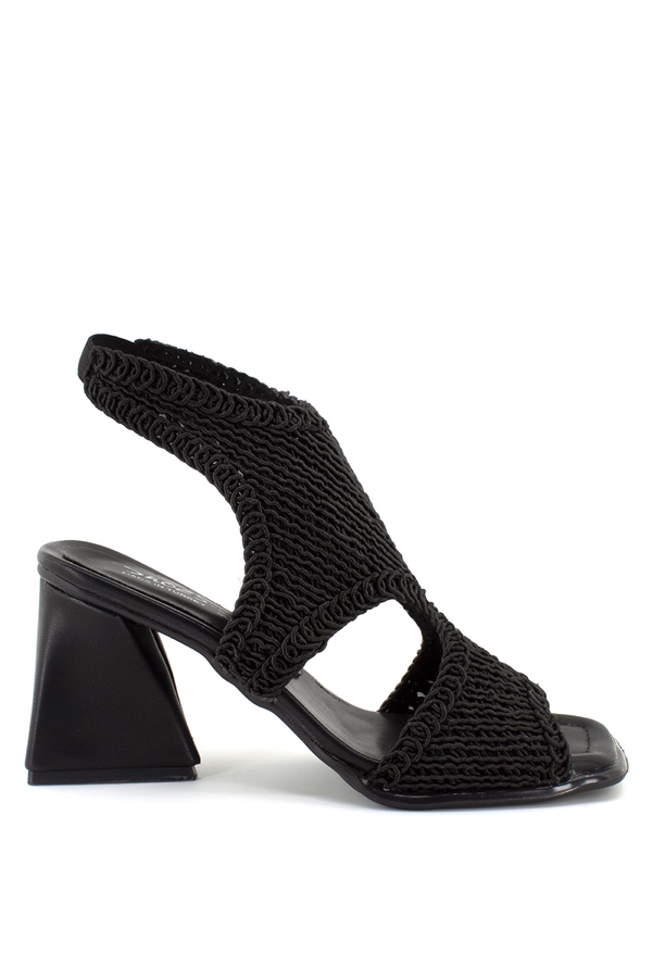 Elit ThCmr01 Kadın Topuklu Ayakkabı Siyah