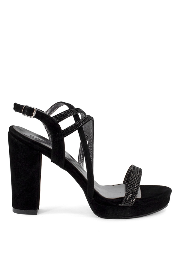 Elit ThSrc301T Kadın Topuklu Ayakkabı Siyah