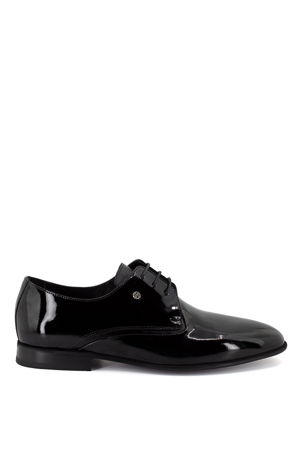Marcomen 15468R Erkek Hakiki Deri Klasik Ayakkabı Siyah