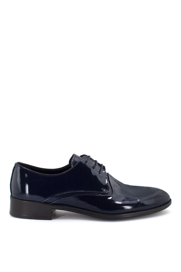 Marcomen 5076R Erkek Hakiki Deri Klasik Ayakkabı Lacivert