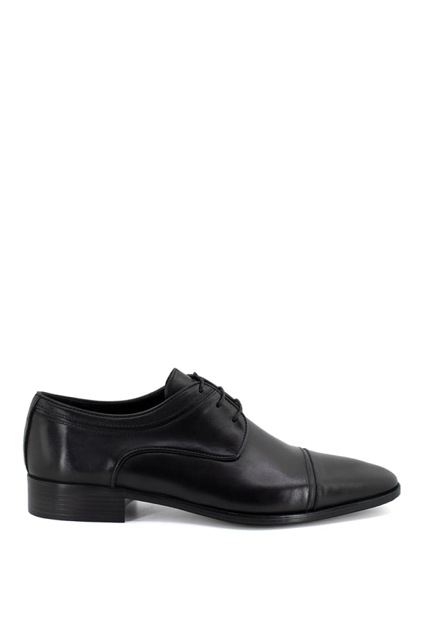 Marcomen 5367C Erkek Hakiki Deri Klasik Ayakkabı Siyah