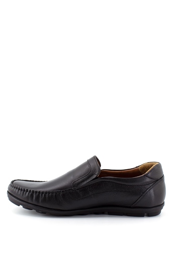 Bemsa 9104C Erkek Hakiki Deri Günlük Ayakkabı Siyah