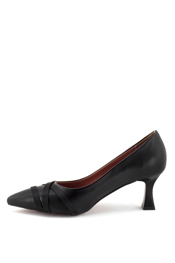 Elit 22KAng315C Kadın Topuklu Ayakkabı Siyah