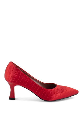 Elit 22KAng320T Kadın Topuklu Ayakkabı Kırmızı