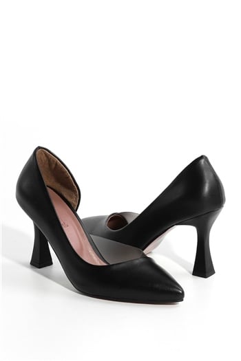 Elit Ang753C Kadın Topuklu Ayakkabı Siyah
