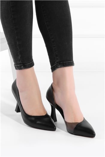 Elit Ang753C Kadın Topuklu Ayakkabı Siyah