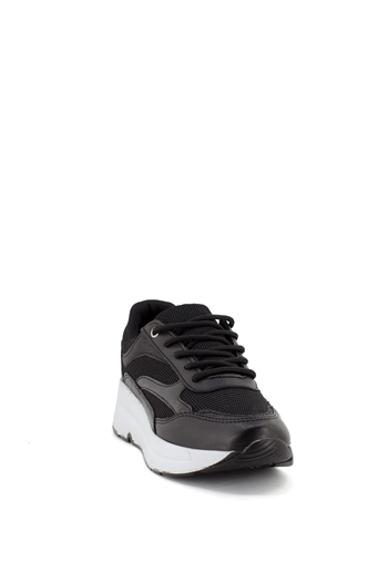 Elit Flt137C Kadın Spor Ayakkabı Siyah - Beyaz