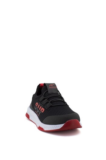 Elit Max020C Filet Erkek Çocuk Spor Ayakkabı Siyah - Kırmızı