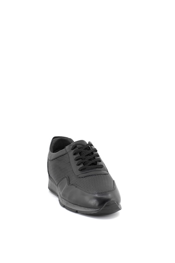Elit Max113C Erkek Hakiki Deri Günlük Ayakkabı Siyah