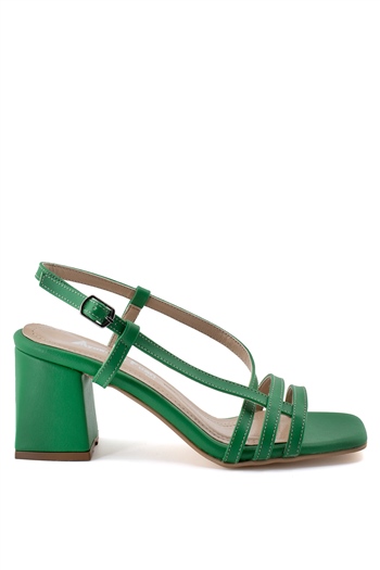 Elit Mst1031C Kadın Topuklu Ayakkabı Yeşil