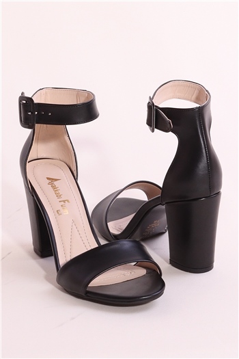 Elit Mst1300C Kadın Topuklu Ayakkabı Siyah