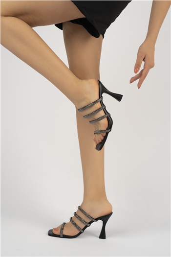 Elit Mst1331C Kadın Topuklu Ayakkabı Siyah